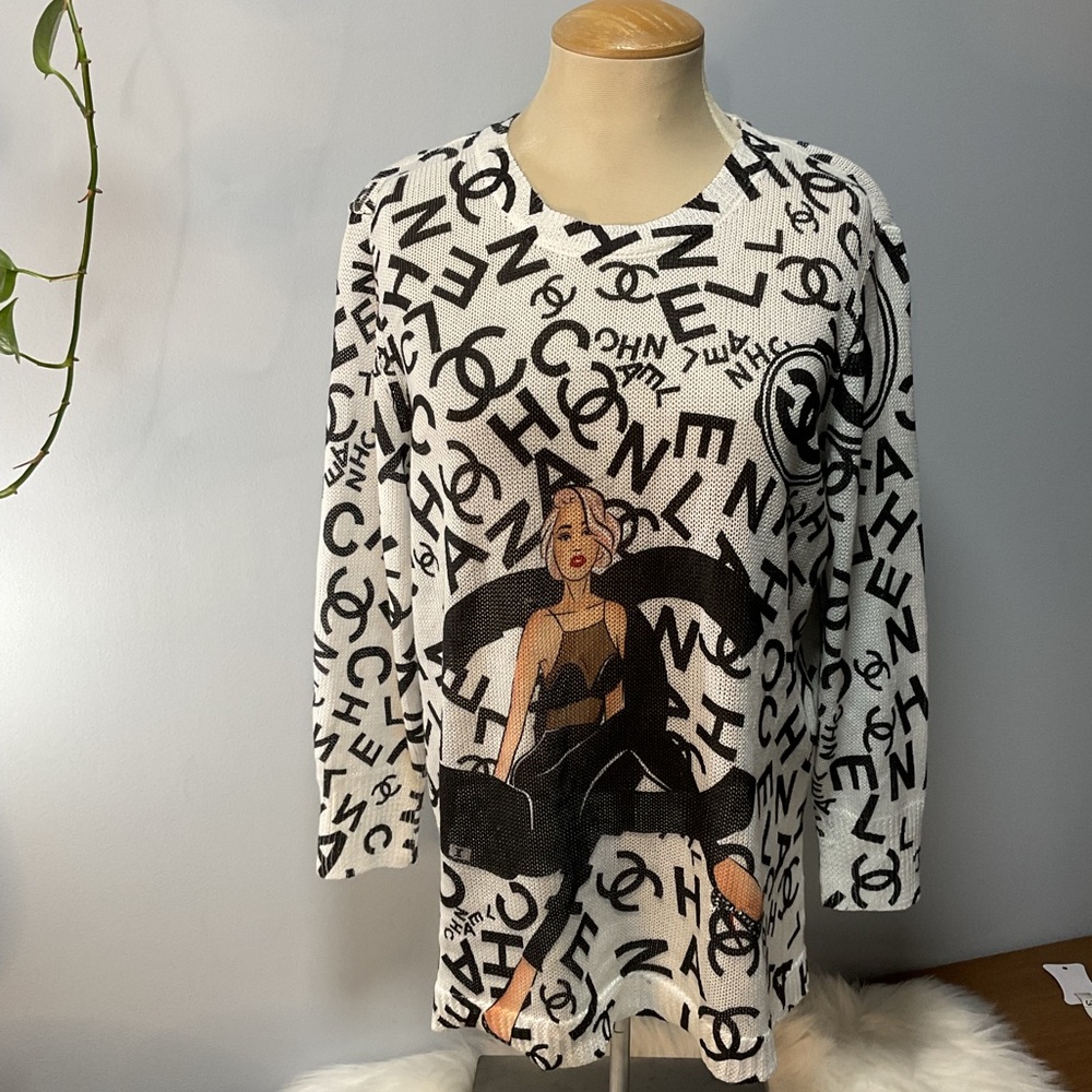 Linea Domani Graphic Sweater